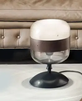 Stolní lampy na noční stolek Vistosi Designová stolní lampa Futura sklo Murano, 29 cm