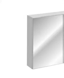 Zrcadla Comad Závěsná koupelnová skříňka se zrcadlem Leonardo 84-90-B 2D bílá