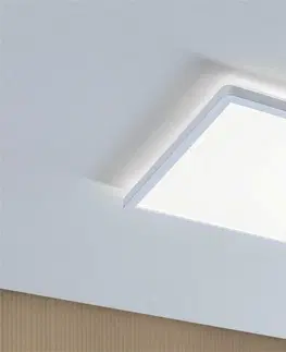 LED stropní svítidla PAULMANN LED Panel Atria Shine Backlight IP44 hranaté 293x293mm 16W 4000K bílá