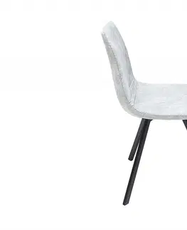 Židle Jídelní židle 4 ks AMYKLAS Dekorhome Hnědá
