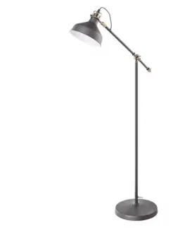 Svítidla EMOS Stojací lampa ARTHUR 150 cm tmavě šedá