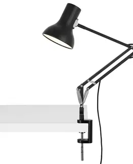 Stolní lampy a lampičky s klipem Anglepoise Anglepoise Type 75 Mini světlo se svorkou černá