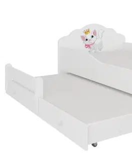 Postele ArtAdrk Dětská postel CASIMO II | s přistýlkou Provedení: Kočička v autě
