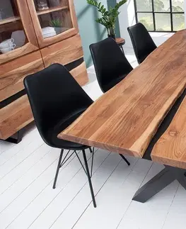 Designové a luxusní jídelní stoly Estila Designový jídelní stůl z masivu Amazonas 200cm