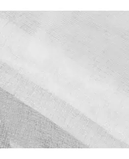Metráž Záclona, Etamine lesk s olůvkem metráž, 280 cm, bílá 280 cm
