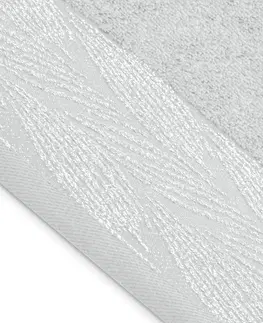 Ručníky AmeliaHome Sada 3 ks ručníků ALLIUM klasický styl šedá, velikost 30x50+50x90+70x130