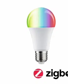 LED žárovky PAULMANN Standard 230V Smart Home Zigbee 3.0 LED žárovka E27 9W RGBW+ stmívatelné mat