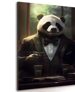 Obrazy zvířecí gangsteři Obraz zvířecí gangster panda