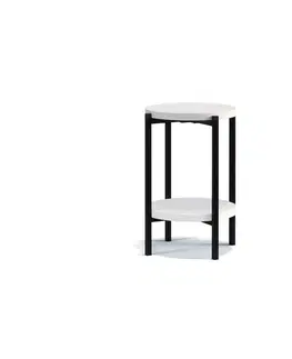 Barové stolky ArtGiB Příruční stolek SIGMA D SM-04 | bílý mat