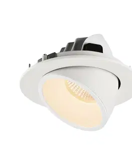 LED podhledová svítidla SLV BIG WHITE NUMINOS GIMBLE L zápustné stropní svítidlo bílé 2700 K 55° 1005991