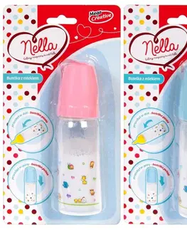Hračky panenky MEGA CREATIVE - Láhev s mlékem pro panenky, Mix Produktů