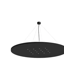 Závěsná světla LED-Works Austria Ledworks Sono-LED Round 16 závěs 940 38° černá