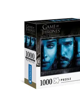 Hračky puzzle CLEMENTONI - Puzzle 1000 dílků Panorama - Game of Thrones