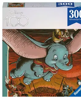 Hračky puzzle RAVENSBURGER - Disney 100 let: dumbo 300 dílků