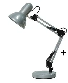 Lampy Brilagi Brilagi - LED Stolní lampa ROMERO 1xE27/10W/230V stříbrná 