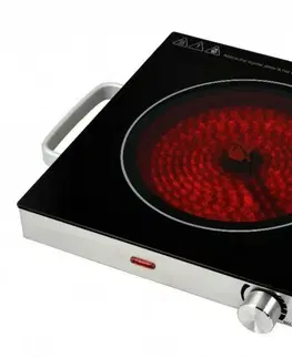 Vařiče, grily, fritézy Exihand Jednoplotnový vařič s keramickou deskou CKP 1001, 2000W, nerez CKP1001