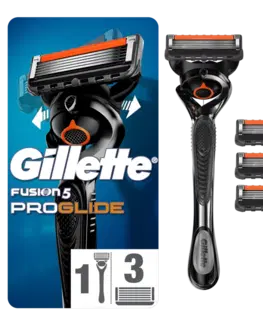 Zastřihovače vlasů a vousů Gillette Pánský holicí strojek ProGlide + 4 ks hlavice