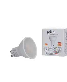 SmartHome LED ostatní žárovky PRIOS Prios GU10 4,7W RGBW ZigBee Tuya Philips Hue, 2ks