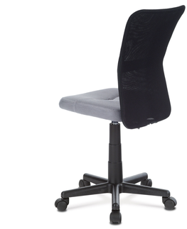 Kancelářské židle Dětská kancelářská židle TRUSKA, šedá / černá