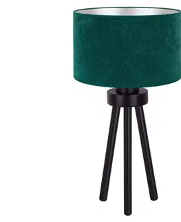 Lampy   - Stolní lampa LYON 1xE27/15W/230V zelená 