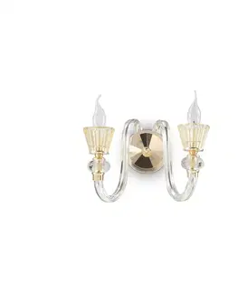 Klasická nástěnná svítidla Nástěnné svítidlo Ideal Lux Strauss AP2 140599