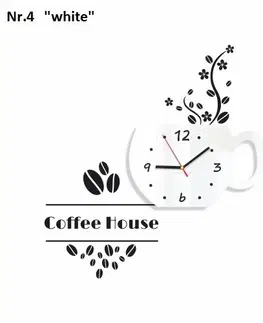 Kuchyňské hodiny Coffee House dekorační hodiny do kuchyně