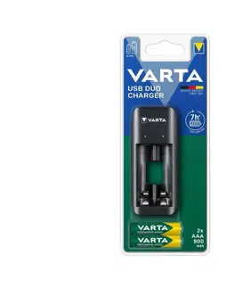 Baterie primární VARTA Varta 57651201421 - Nabíječka baterií 2xAA/AAA 800mAh 5V 