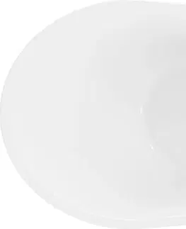 Sifony k pračkám MEXEN Alta vana volně stojící 170x75 cm, bílá s bílá, černý sifon 52141707500-B