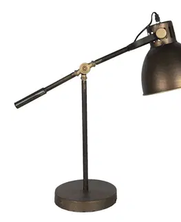 Lampy Stolní lampa v měděném provedení Tasoula - 20*62*60 cm Clayre & Eef 5LMP633