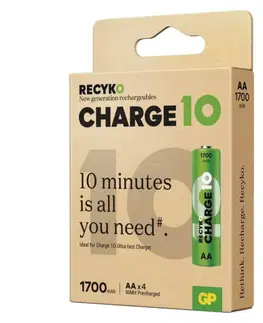 Nabíjecí baterie EMOS Nabíjecí baterie GP ReCyko Charge 10 AA (HR6), 4 ks B24294