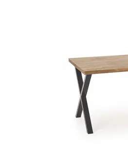 Jídelní stoly HALMAR Jídelní stůl APEX 140x85 cm dub