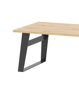 Konferenční stolky Konferenční stolek SOMONI, dub artisan/černá