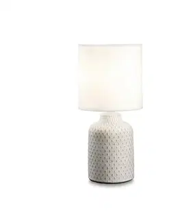 Designové stolní lampy Stolní lampa Ideal Lux Kali´-3 TL1 245393 E14 1x40W IP20 kulatá bílá