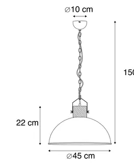 Zavesna svitidla Průmyslová závěsná lampa z oceli - Arti