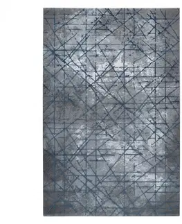 Koberce a koberečky Dywany Lusczow Kusový koberec AKRYLOVÝ VALENCIA 3949 Modrý, velikost 80x150
