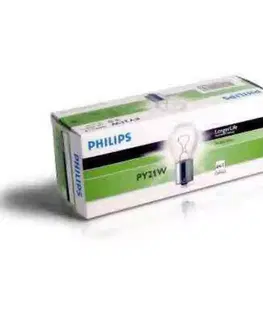 Autožárovky Philips PY21W LongLife 12V 12496LLCP