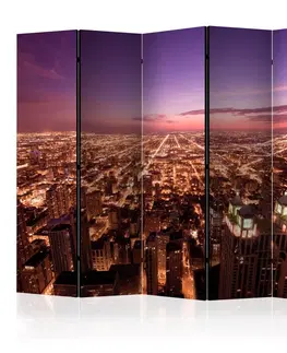Paravány Paraván Chicago Panorama Dekorhome 225x172 cm (5-dílný)