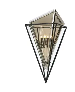 Industriální nástěnná svítidla HUDSON VALLEY nástěnné svítidlo EPIC mosaz/sklo bronz/opál G9 1x6W B5321-CE