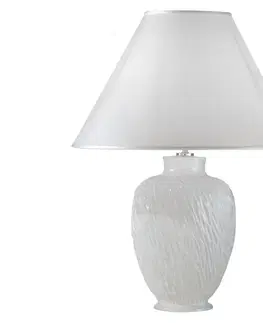 Lampy Kolarz Kolarz A1340.71 - Stolní lampa CHIARA 1xE27/100W/230V bílá pr. 40 cm 