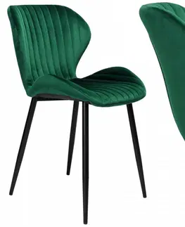 Židle TZB Židle Dallas Velvet zelená
