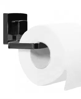 Koupelnové doplňky Tutumi Držák na toaletní papír Rea VACUUM černý