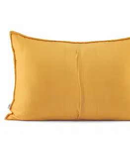 Polštáře Povlaky na polštáře AmeliaHome Laila žluté, velikost 50x70*2