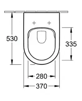 Záchody VILLEROY & BOCH Architectura Závěsné WC se sedátkem SoftClosing, DirectFlush, alpská bílá 4694HR01