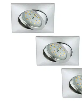 Svítidla Briloner Briloner 6997-039 - SADA 3x LED Koupelnové podhledové svítidlo LED/5W/230V IP23 