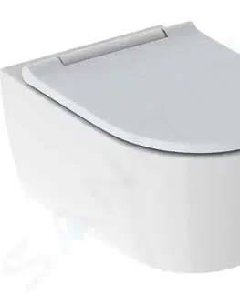 Záchody GEBERIT ONE Závěsné WC se sedátkem softclose, TurboFlush, KeraTect, bílá 500.201.01.1