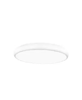 LED stropní svítidla Nova Luce Moderní úzké stropní LED svítidlo Gap v bílé a černé barvě - 38 W LED, 2280 lm, pr. 410 x 90 mm, bílá NV 8100981