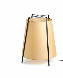 Lampy na noční stolek FARO AKANE 595 béžová stolní lampa