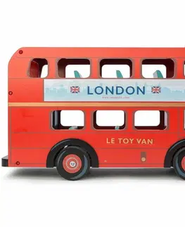 Dřevěné vláčky Le Toy Van Autobus London
