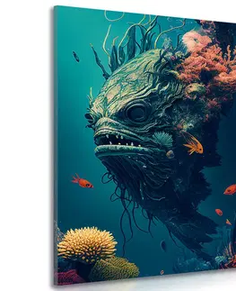 Obrazy podmořský svět Obraz surrealistická podmořská příšera