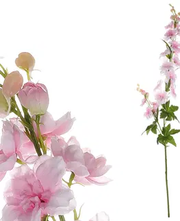 Květiny Umělá květina Ostrožka starorůžová, 70 x 8 cm